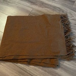 Dark camel Wilfred scarf